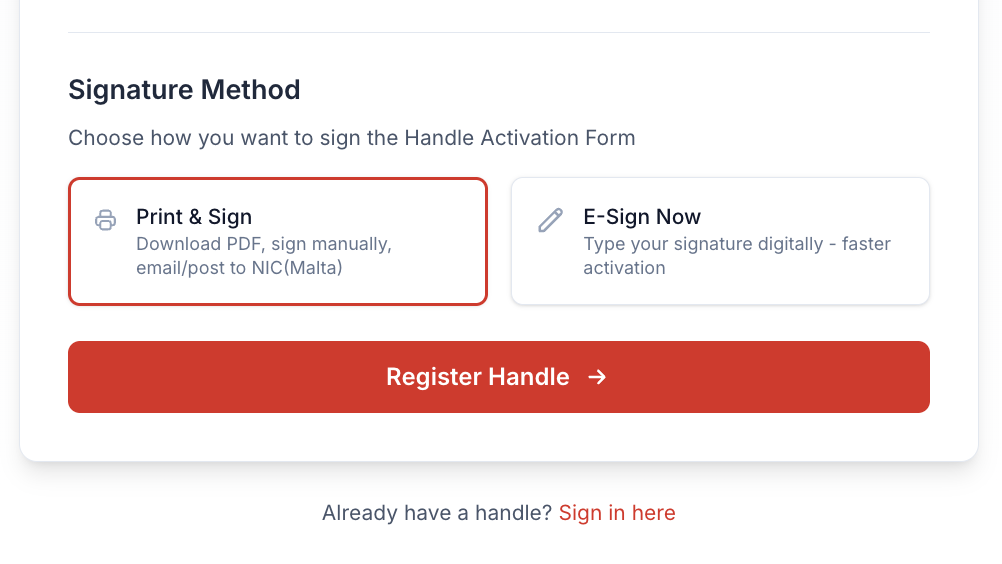 Print Registration Form